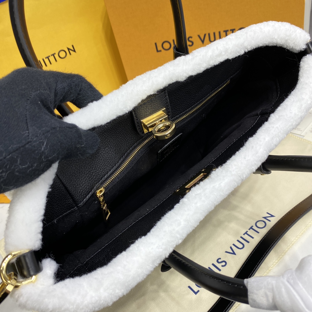 Louis Vuitton ON MY SIDE PM Tote Bag M58908 Black